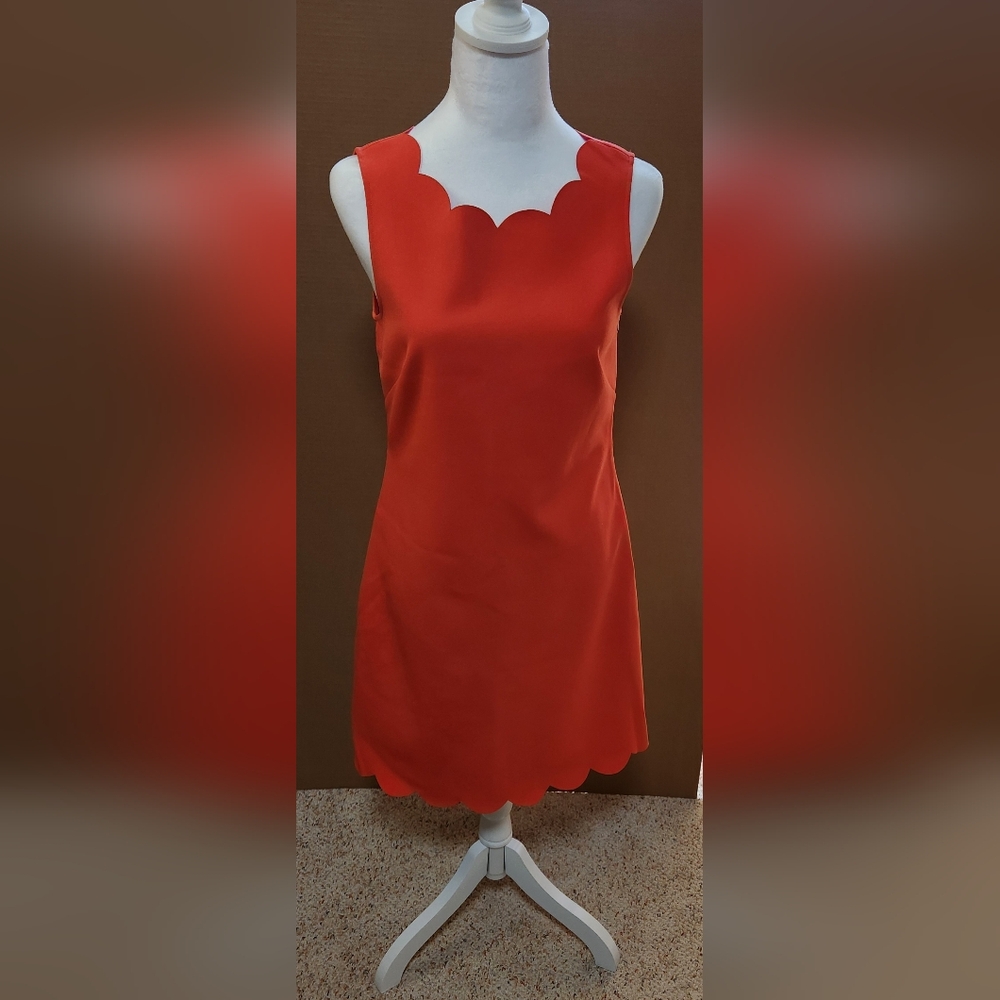 J. Crew Red Sheath Mini Dress for Cocktail Nights